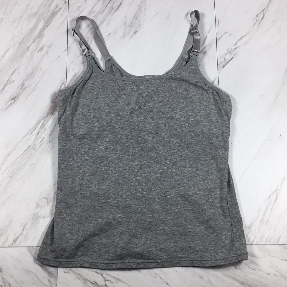 ⭐️ S LAMAZE GRAY TANK TOP WITH BRA